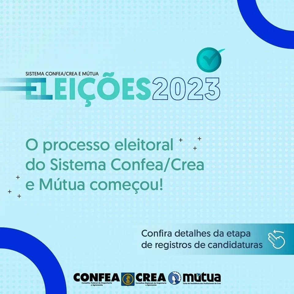 Foto que representa Eleições do Sistema CONFEA/CREA e MÚTUAS 2023